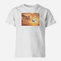 Thumbnail for Plane Passing By Designed Children T-Shirts