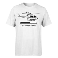 Thumbnail for Pilot In Progress (Helicopter) Designed T-Shirts