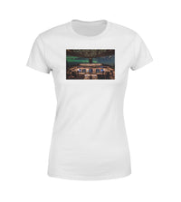 Thumbnail for Boeing 777 Cockpit Designed Women T-Shirts