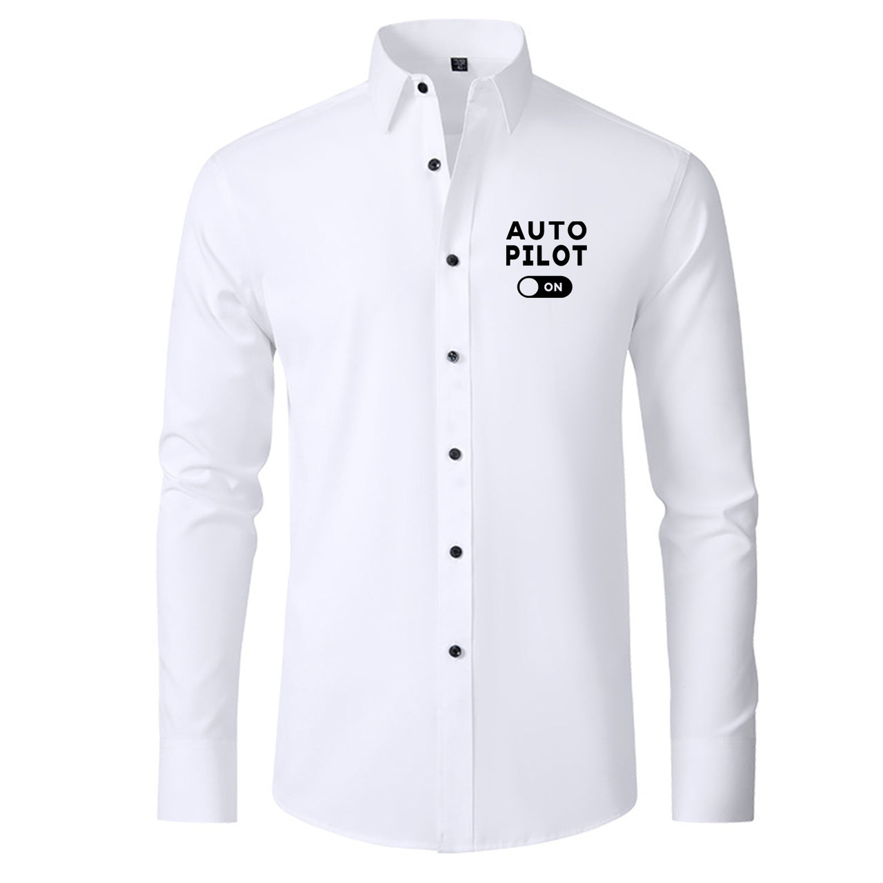Auto Pilot ON Designed Long Sleeve Shirts
