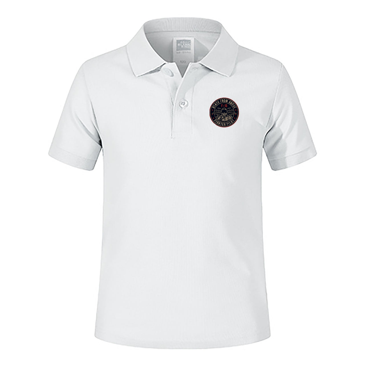 Fighter Jet 16 - Death From Above Designed Children Polo T-Shirts