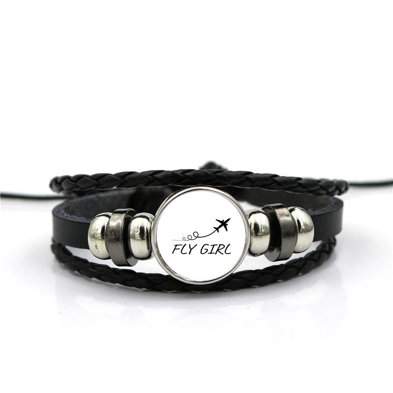Just Fly It & Fly Girl Designed Leather Bracelets