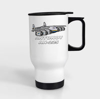 Thumbnail for Antonov AN-225 (25) Designed Travel Mugs (With Holder)