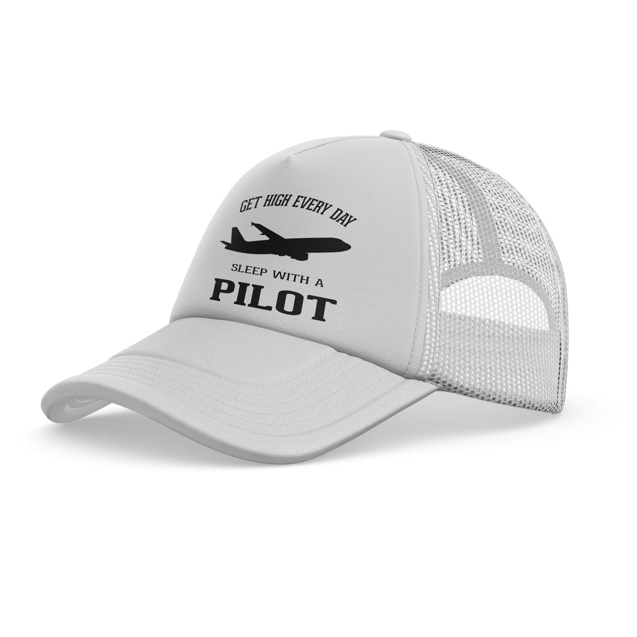 Get High Every Day Sleep With A Pilot Designed Trucker Caps & Hats
