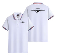 Thumbnail for ATR-72 Silhouette Designed Stylish Polo T-Shirts (Double-Side)