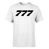 Thumbnail for 777 Flat Text Designed T-Shirts
