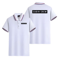 Thumbnail for Cabin Crew Text Designed Stylish Polo T-Shirts (Double-Side)