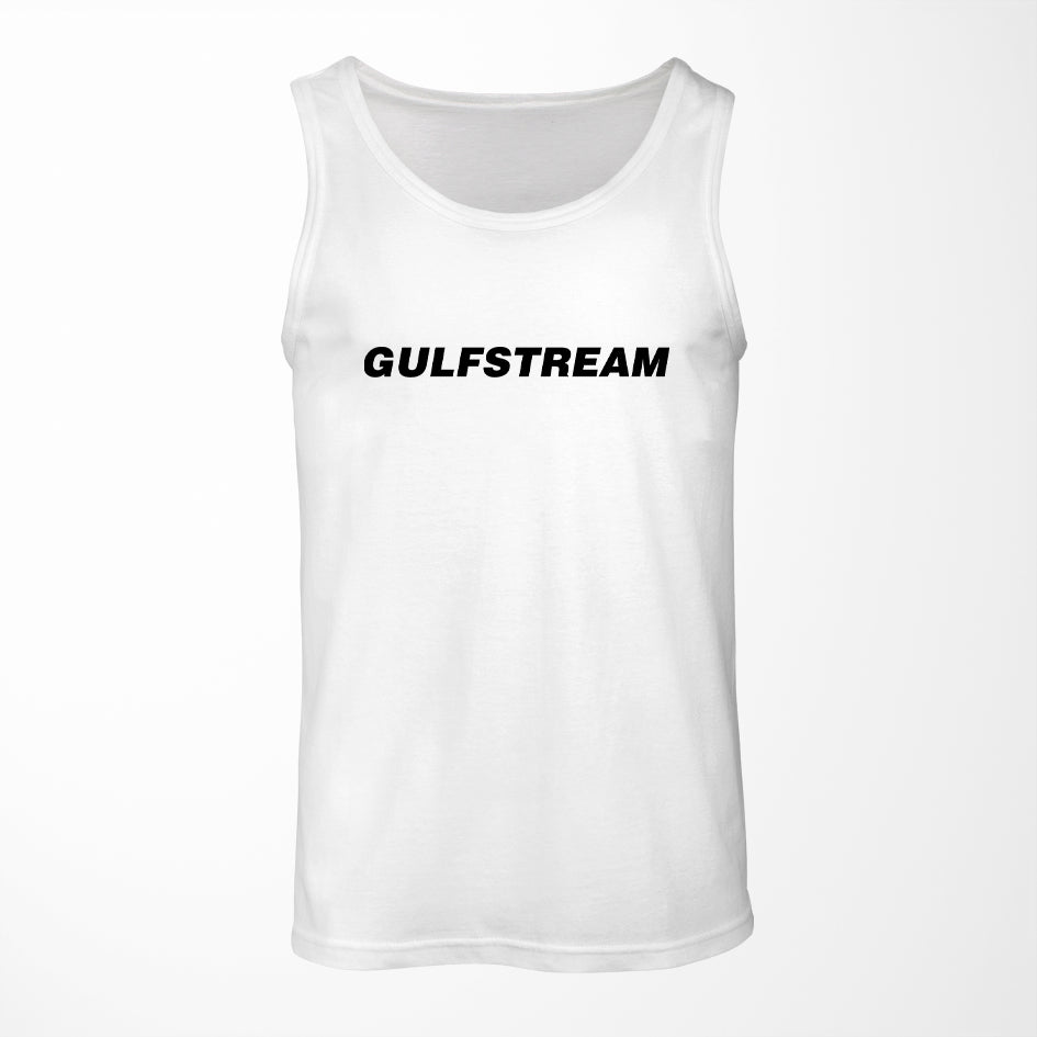 Gulfstream & Text Designed Tank Tops