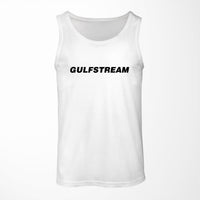 Thumbnail for Gulfstream & Text Designed Tank Tops