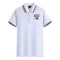 Thumbnail for Auto Pilot Off Designed Stylish Polo T-Shirts