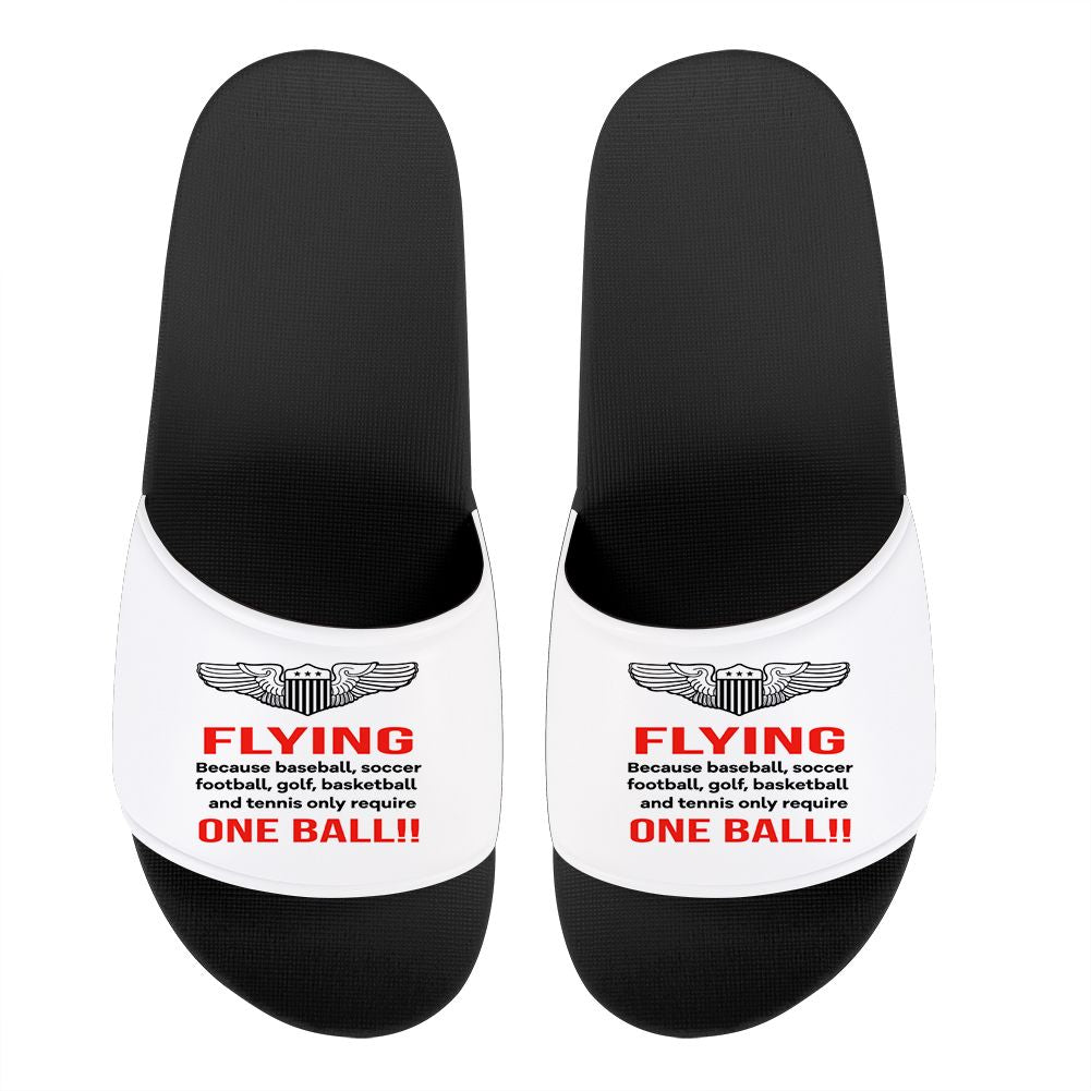 Flying One Ball Designed Sport Slippers
