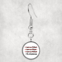 Thumbnail for I Fly Airplanes Designed Earrings