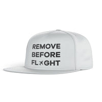 Thumbnail for Remove Before Flight Designed Snapback Caps & Hats