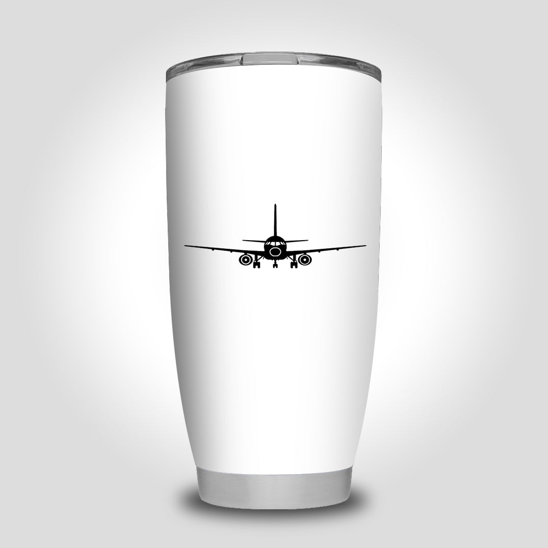 Sukhoi Superjet 100 Silhouette Designed Tumbler Travel Mugs