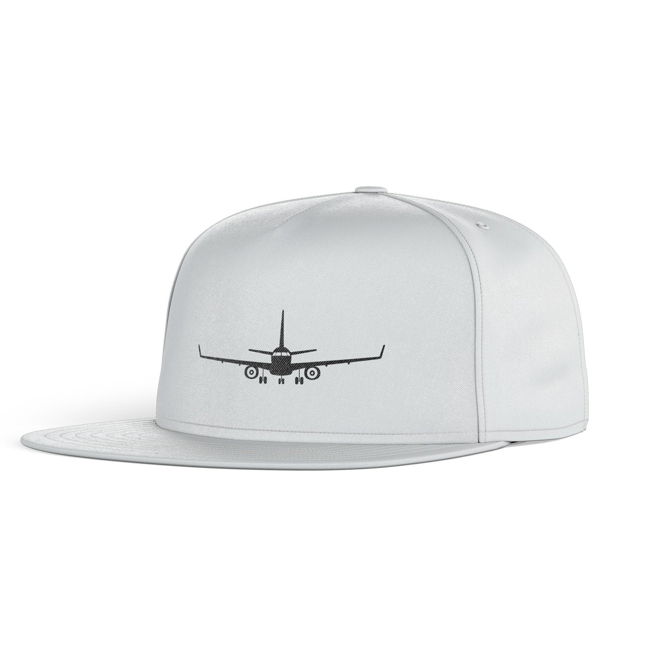 Embraer E-190 Silhouette Plane Designed Snapback Caps & Hats