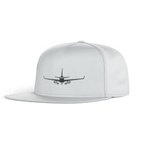 Thumbnail for Embraer E-190 Silhouette Plane Designed Snapback Caps & Hats