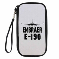 Thumbnail for Embraer E-190 & Plane Designed Travel Cases & Wallets