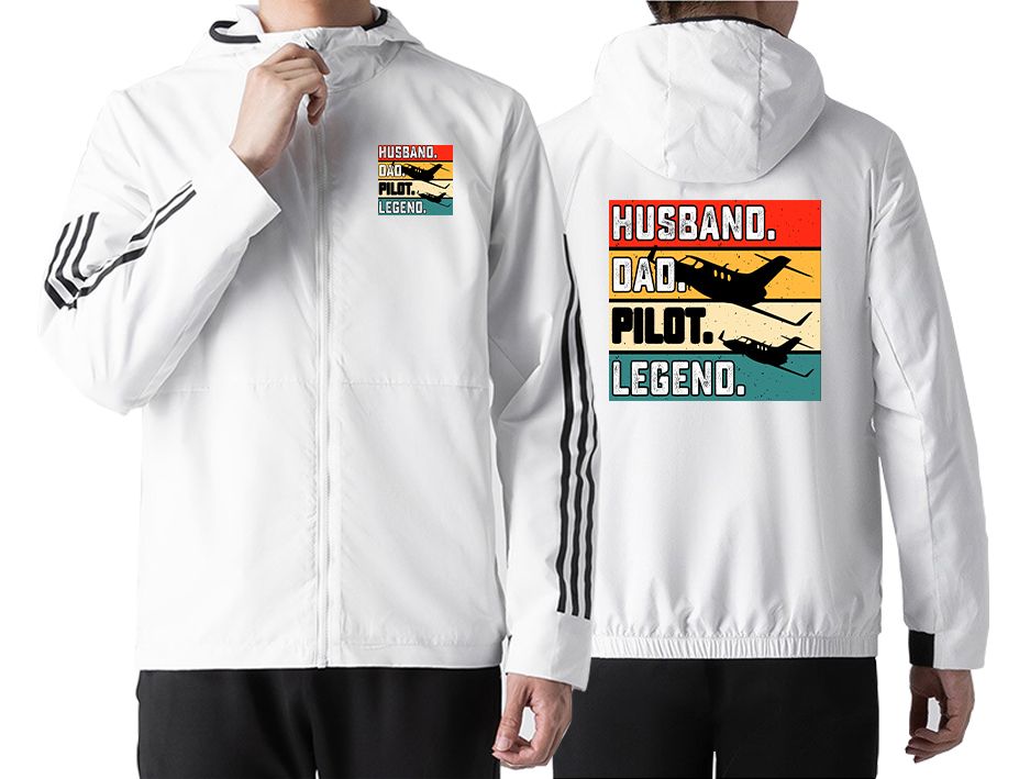 Husband & Dad & Pilot & Legend Designed Sport Style Jackets