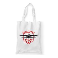 Thumbnail for Born To Fly Designed Designed Tote Bags