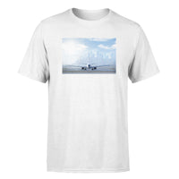 Thumbnail for Boeing 737 & City View Behind Designed T-Shirts