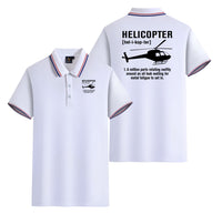 Thumbnail for Helicopter [Noun] Designed Stylish Polo T-Shirts (Double-Side)