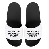 Thumbnail for World's Okayest Pilot Designed Sport Slippers