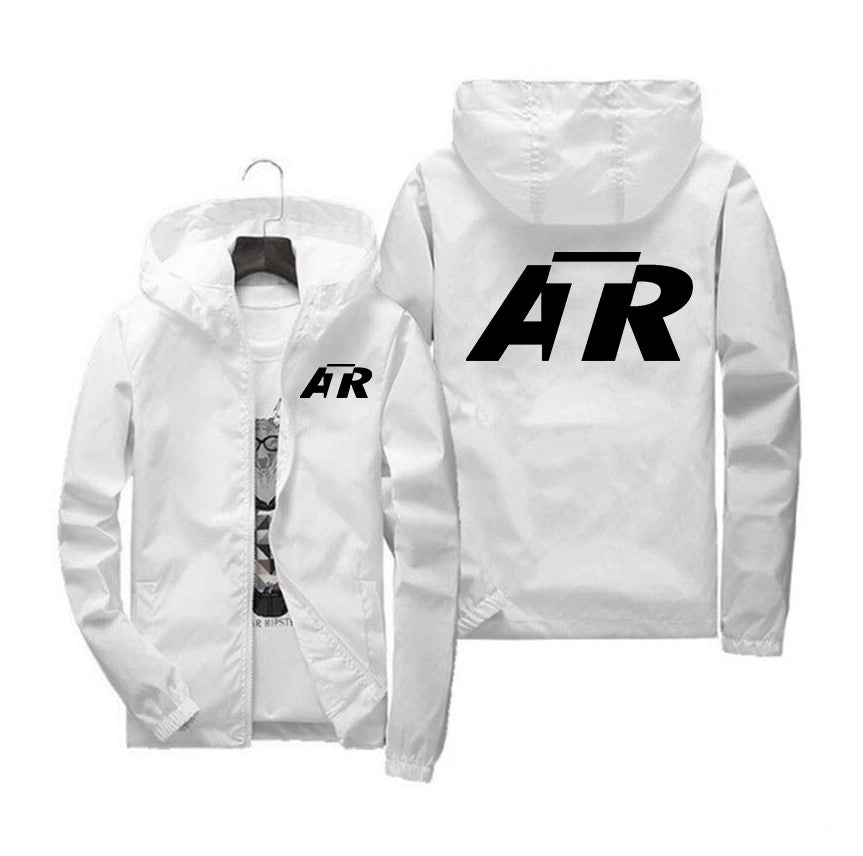 ATR & Text Designed Windbreaker Jackets