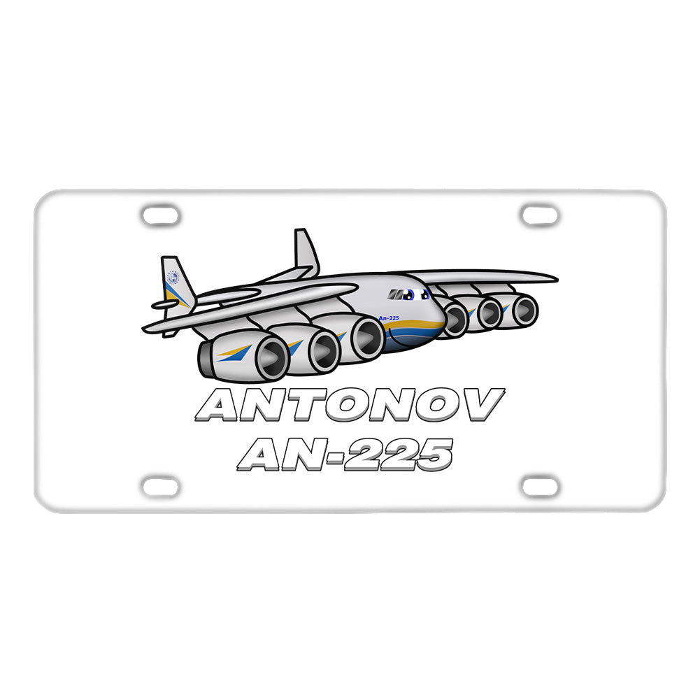 Antonov AN-225 (25) Designed Metal (License) Plates