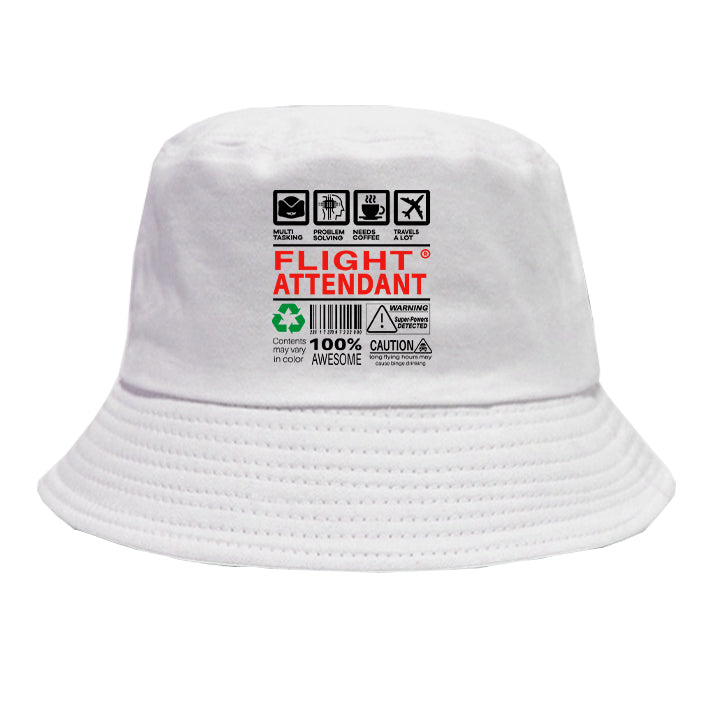 Flight Attendant Label Designed Summer & Stylish Hats