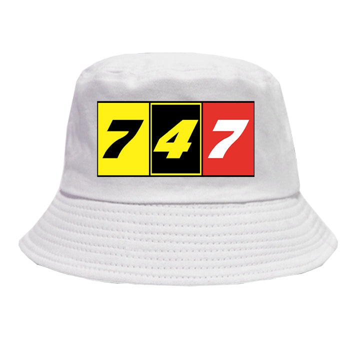 Flat Colourful 747 Designed Summer & Stylish Hats