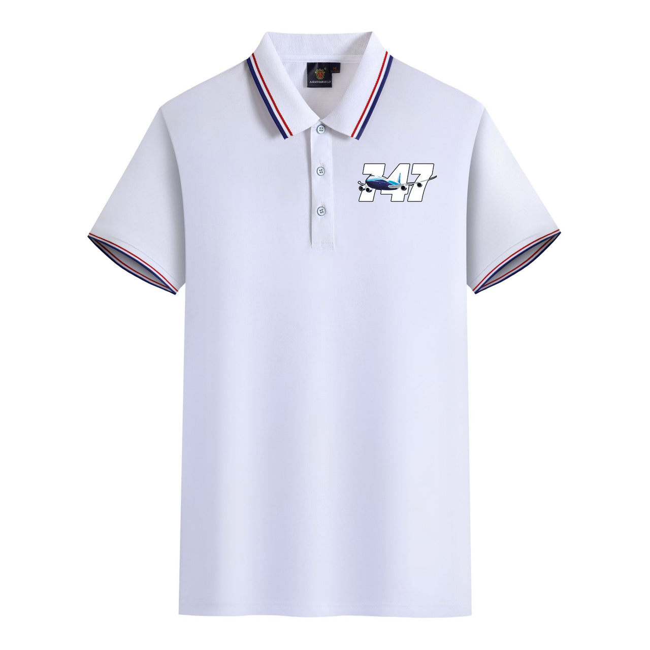 Super Boeing 747 Designed Stylish Polo T-Shirts