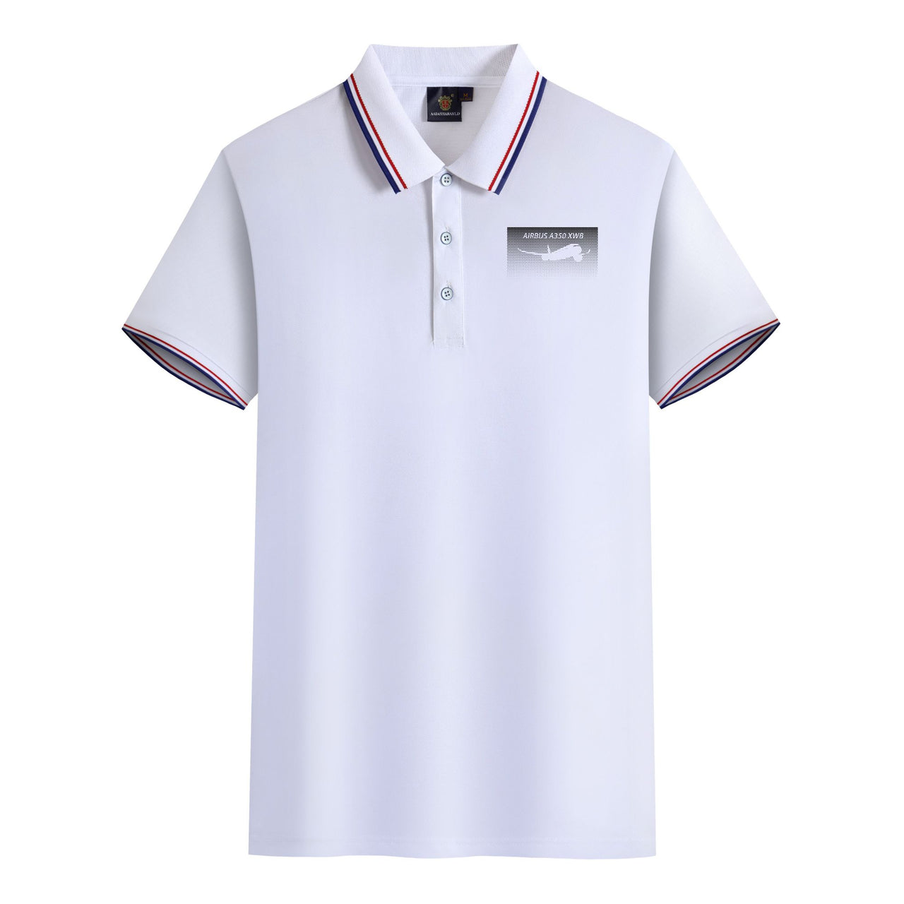 Airbus A350XWB & Dots Designed Stylish Polo T-Shirts
