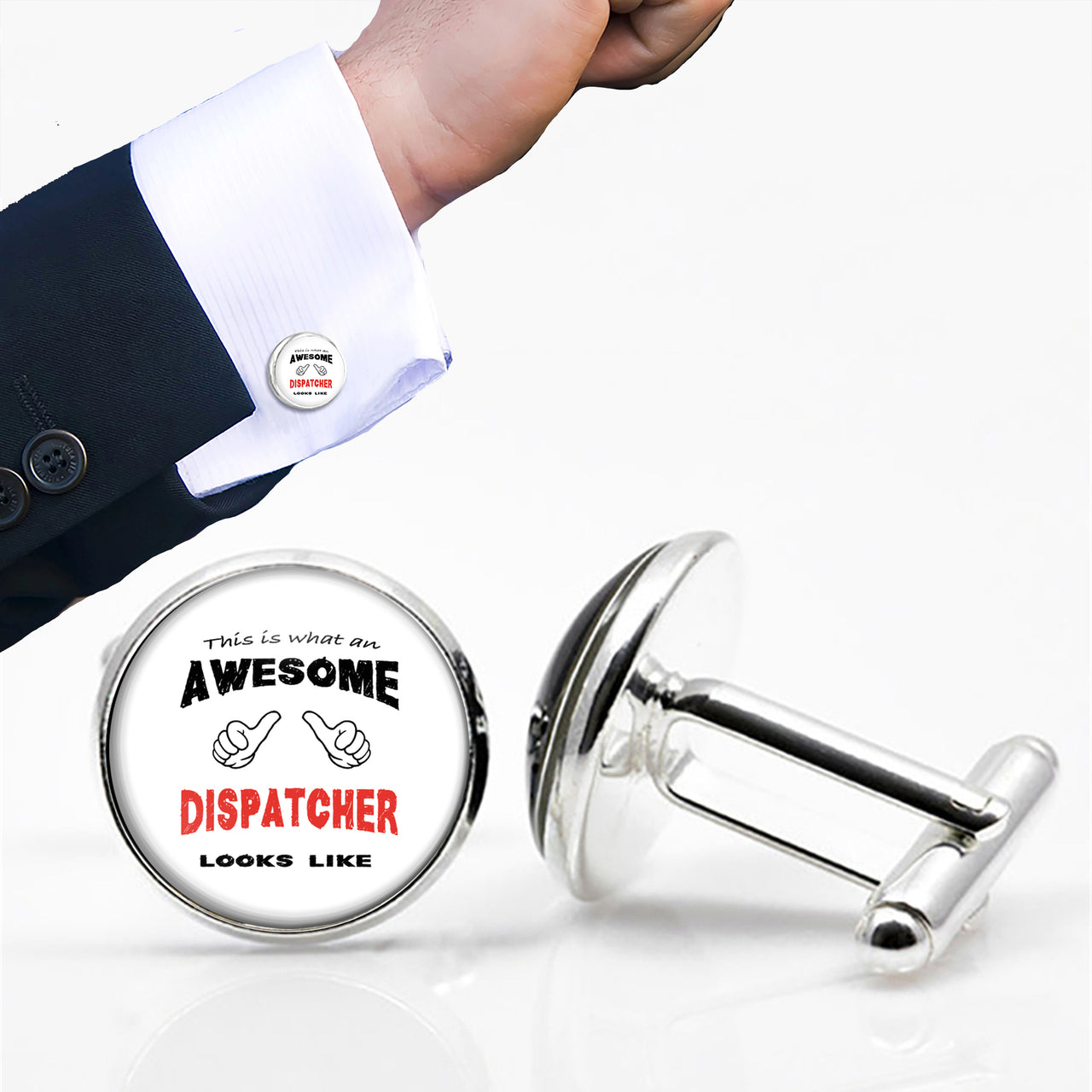 Dispatcher Designed Cuff Links