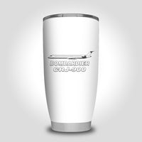 Thumbnail for Bombardier CRJ-900 Designed Tumbler Travel Mugs