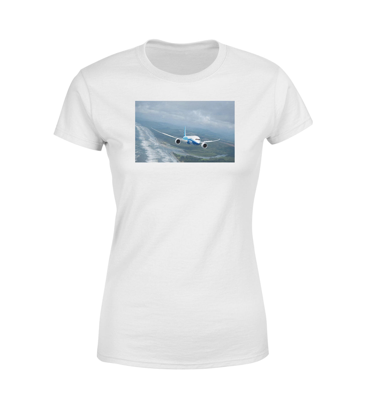 Cruising Boeing 787 Designed Women T-Shirts