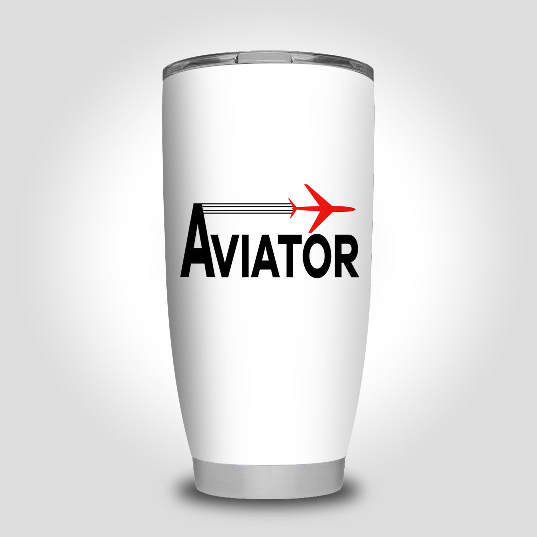 Aviator Designed Tumbler Travel Mugs