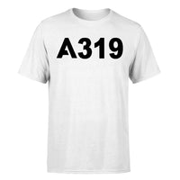 Thumbnail for A319 Flat Text Designed T-Shirts