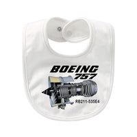 Thumbnail for Boeing 757 & Rolls Royce Engine (RB211) Designed Baby Saliva & Feeding Towels
