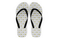 Thumbnail for Pilot & Stripes (4 Lines) Designed Slippers (Flip Flops)