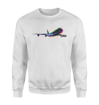 Thumbnail for Multicolor Airplane Designed Sweatshirts