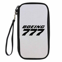 Thumbnail for Boeing 777 & Text Designed Travel Cases & Wallets