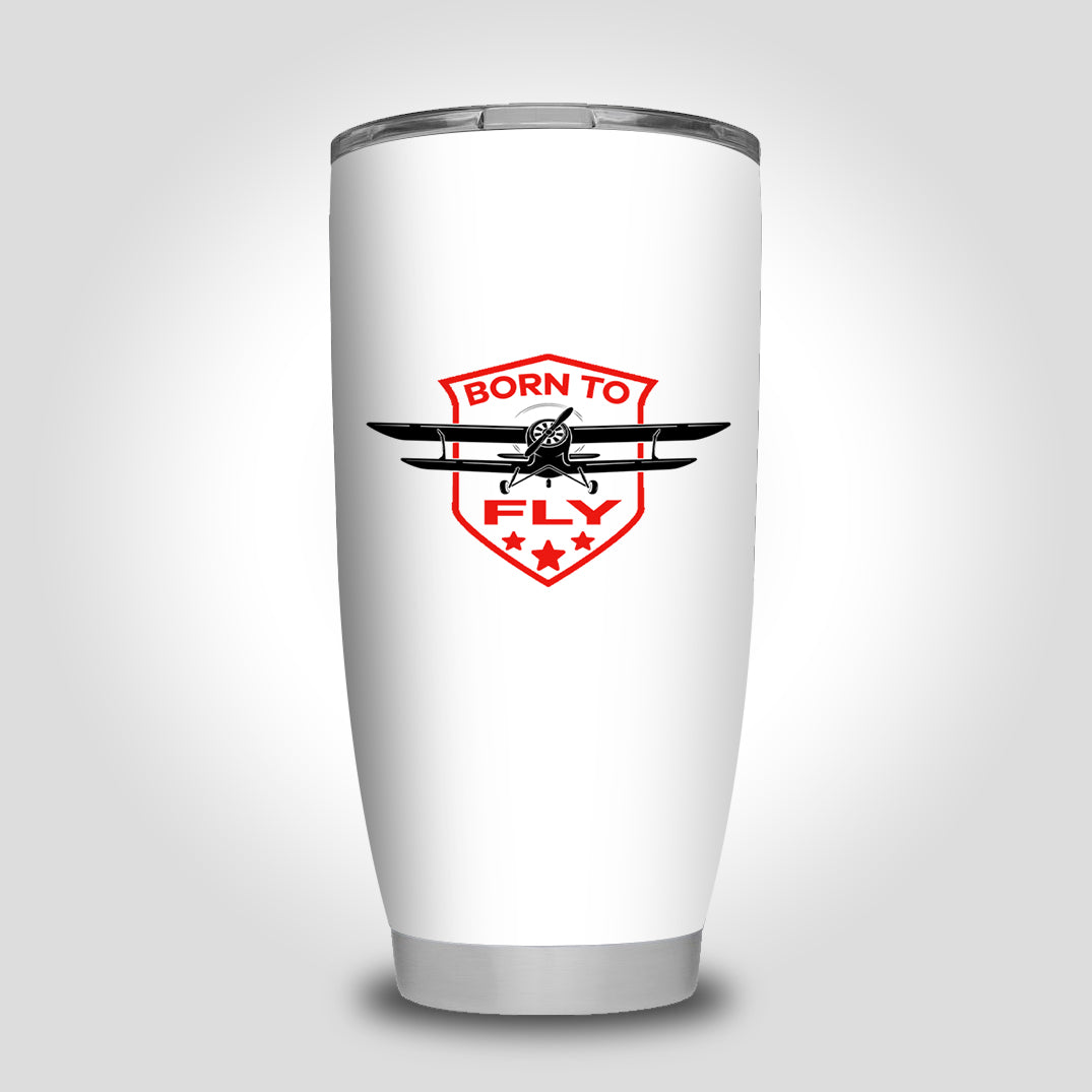 Born To Fly Designed Designed Tumbler Travel Mugs