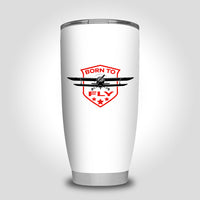 Thumbnail for Born To Fly Designed Designed Tumbler Travel Mugs