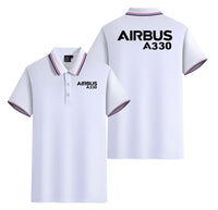 Thumbnail for Airbus A330 & Text Designed Stylish Polo T-Shirts (Double-Side)