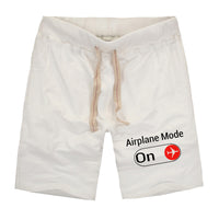Thumbnail for Airplane Mode On Designed Cotton Shorts