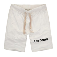 Thumbnail for Antonov & Text Designed Cotton Shorts