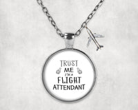 Thumbnail for Trust Me I'm a Flight Attendant Designed Necklaces