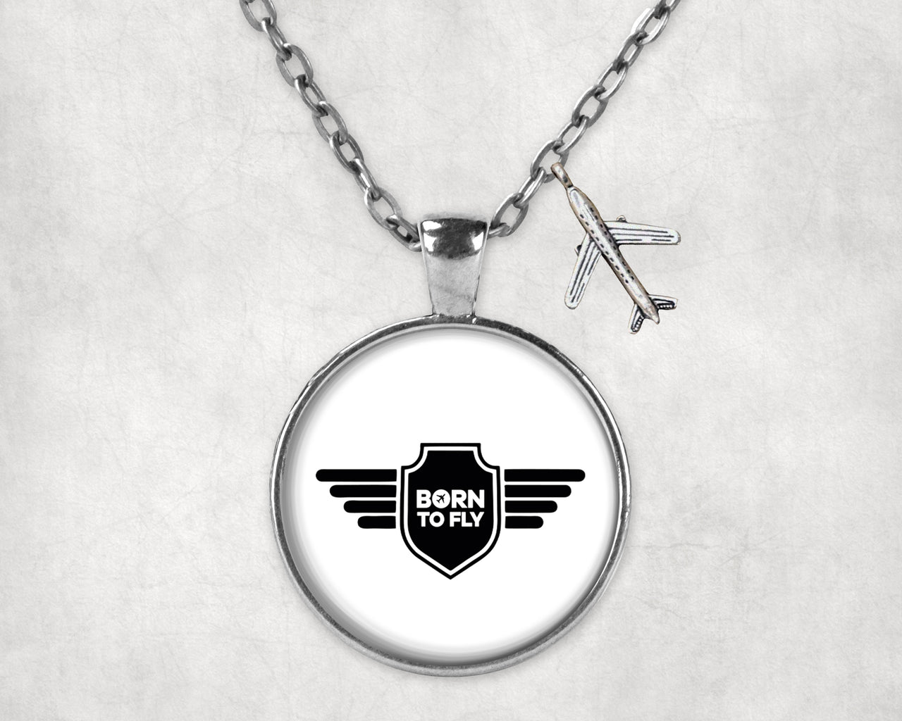 Born To Fly & Badge Designed Necklaces