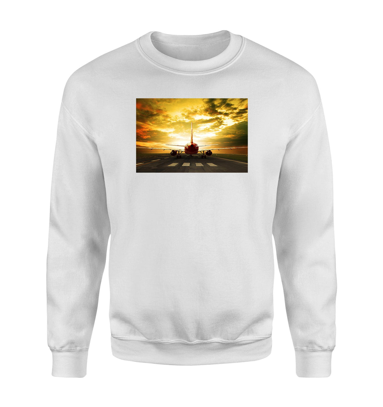 Ready for Departure Passanger Jet Designed Sweatshirts