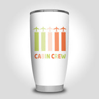 Thumbnail for Colourful Cabin Crew Designed Tumbler Travel Mugs
